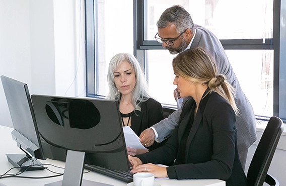 Team at work